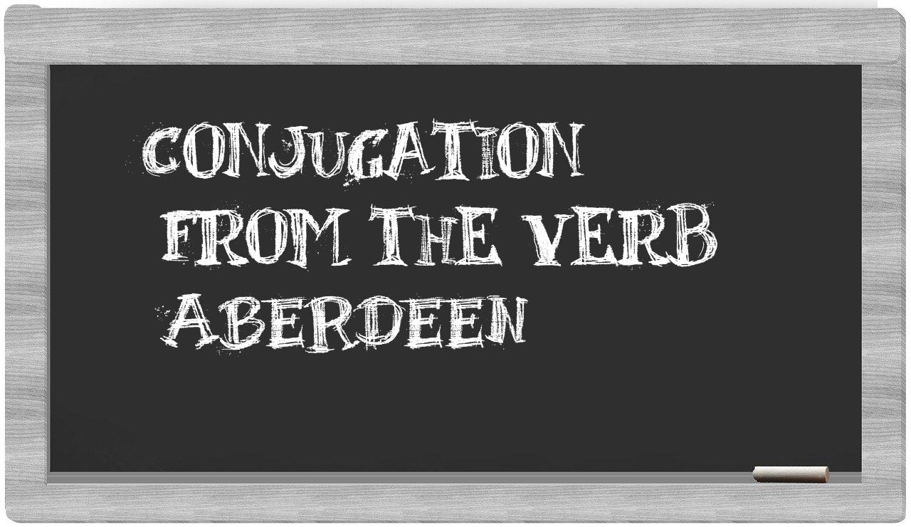 ¿Aberdeen en sílabas?