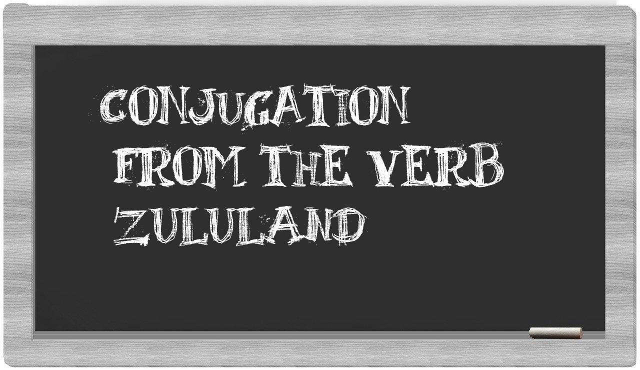 ¿Zululand en sílabas?