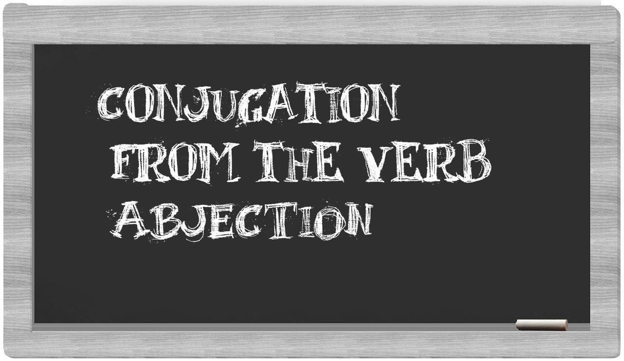 ¿abjection en sílabas?