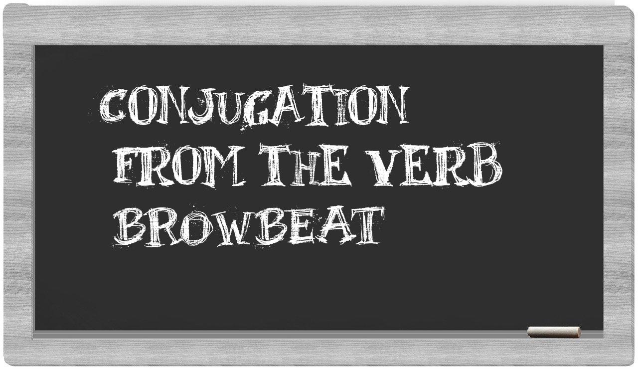 ¿browbeat en sílabas?