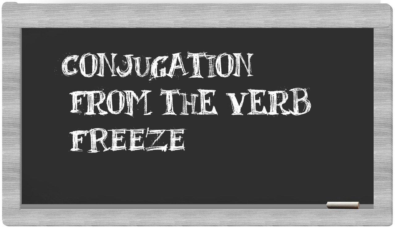 ¿freeze en sílabas?