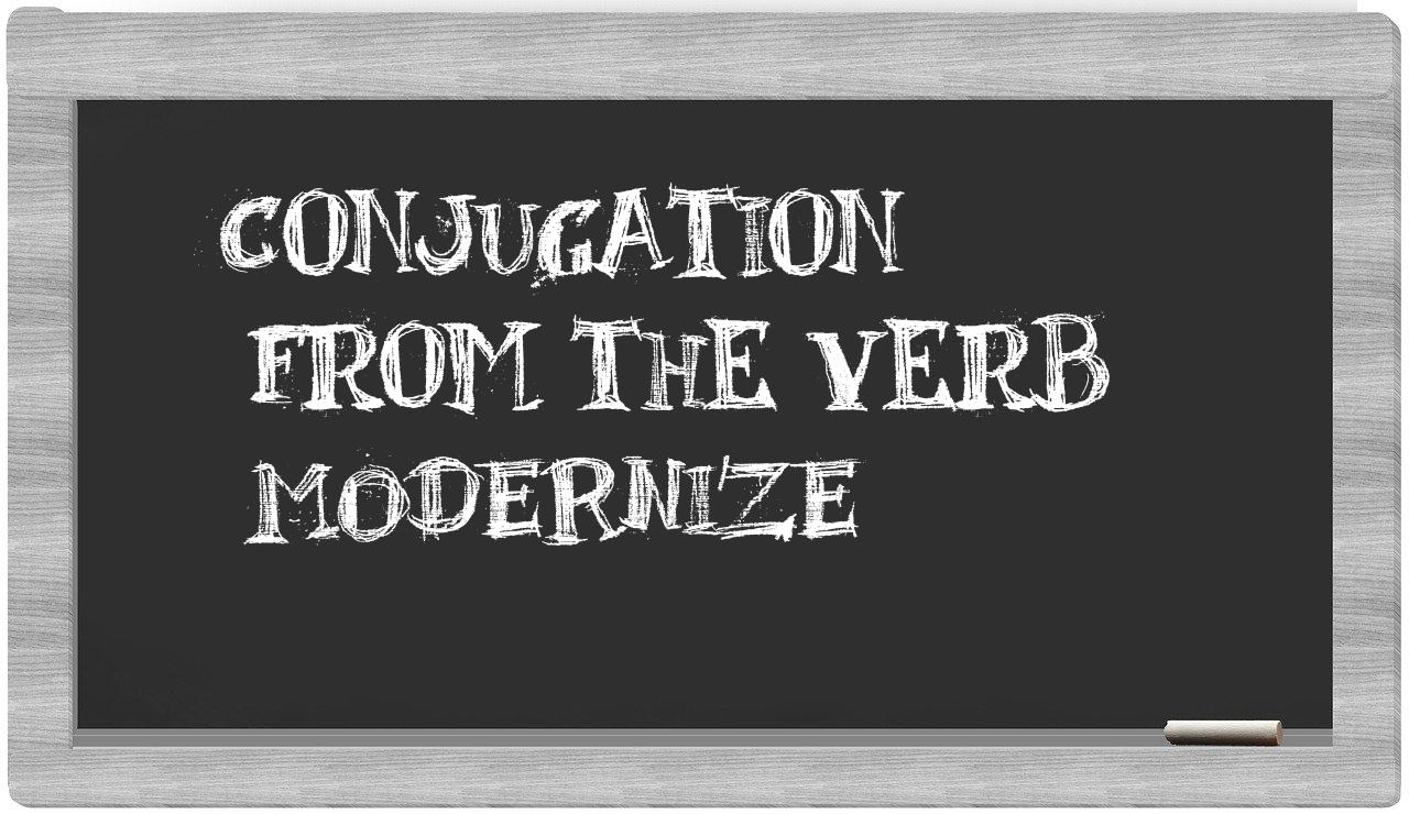 ¿modernize en sílabas?
