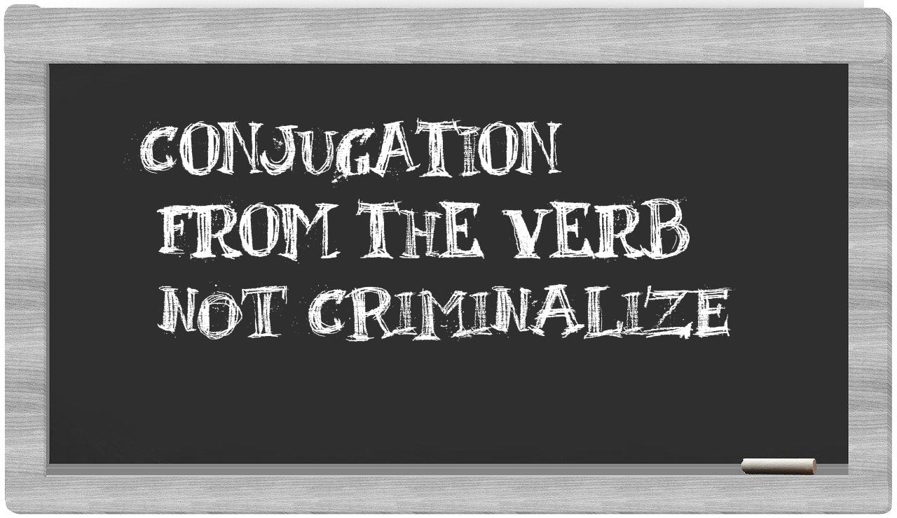 ¿not criminalize en sílabas?