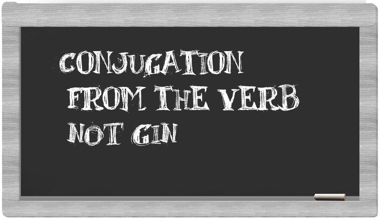 ¿not gin en sílabas?