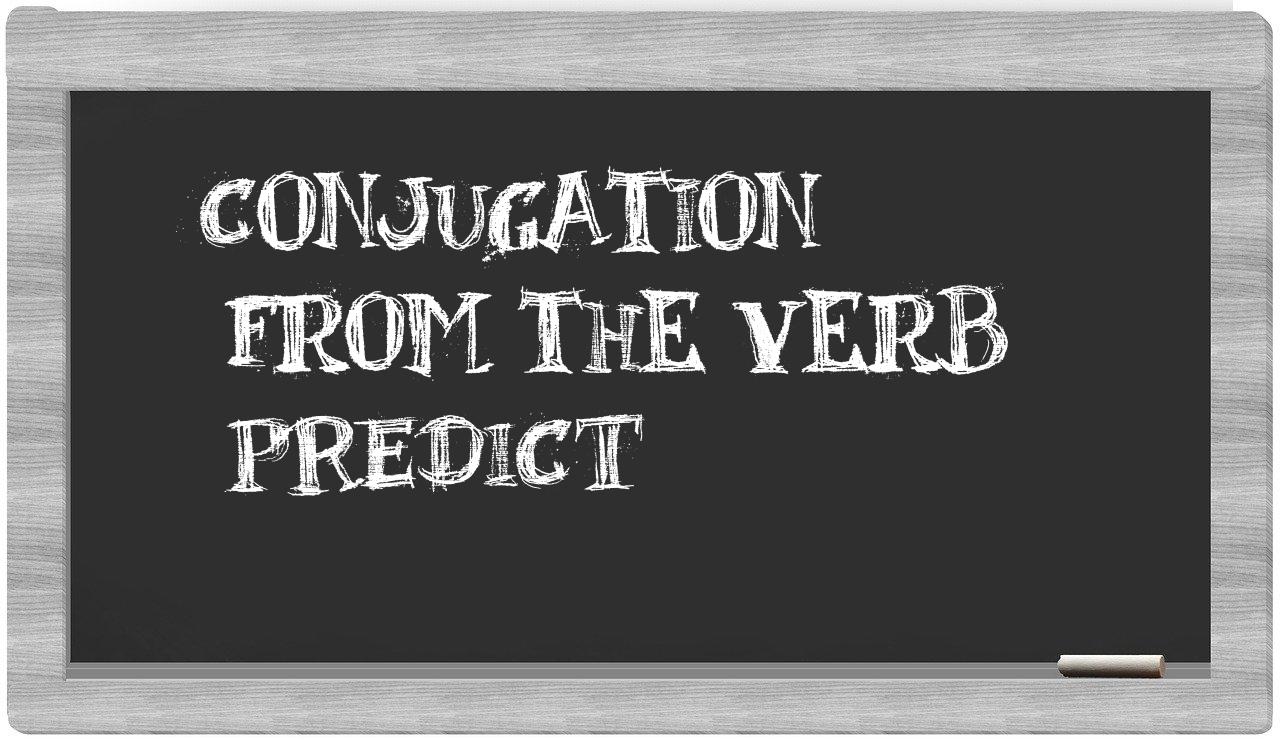 ¿predict en sílabas?