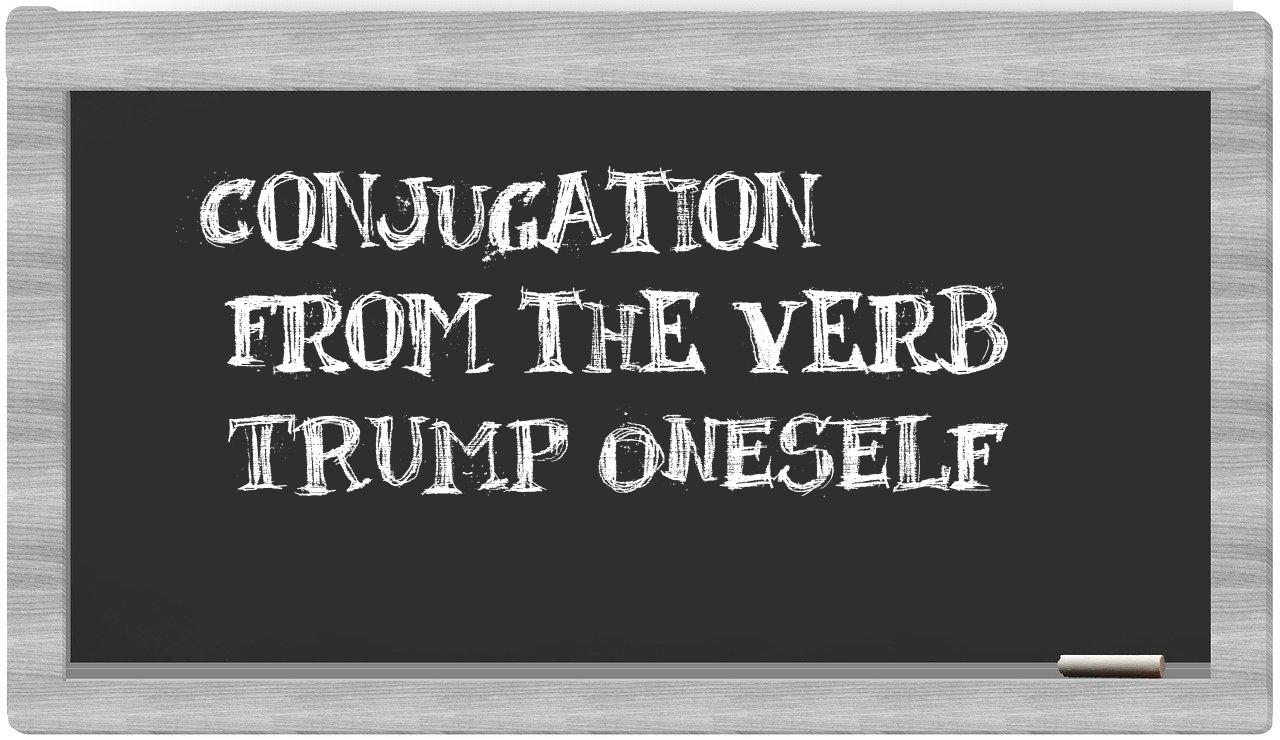 ¿trump oneself en sílabas?