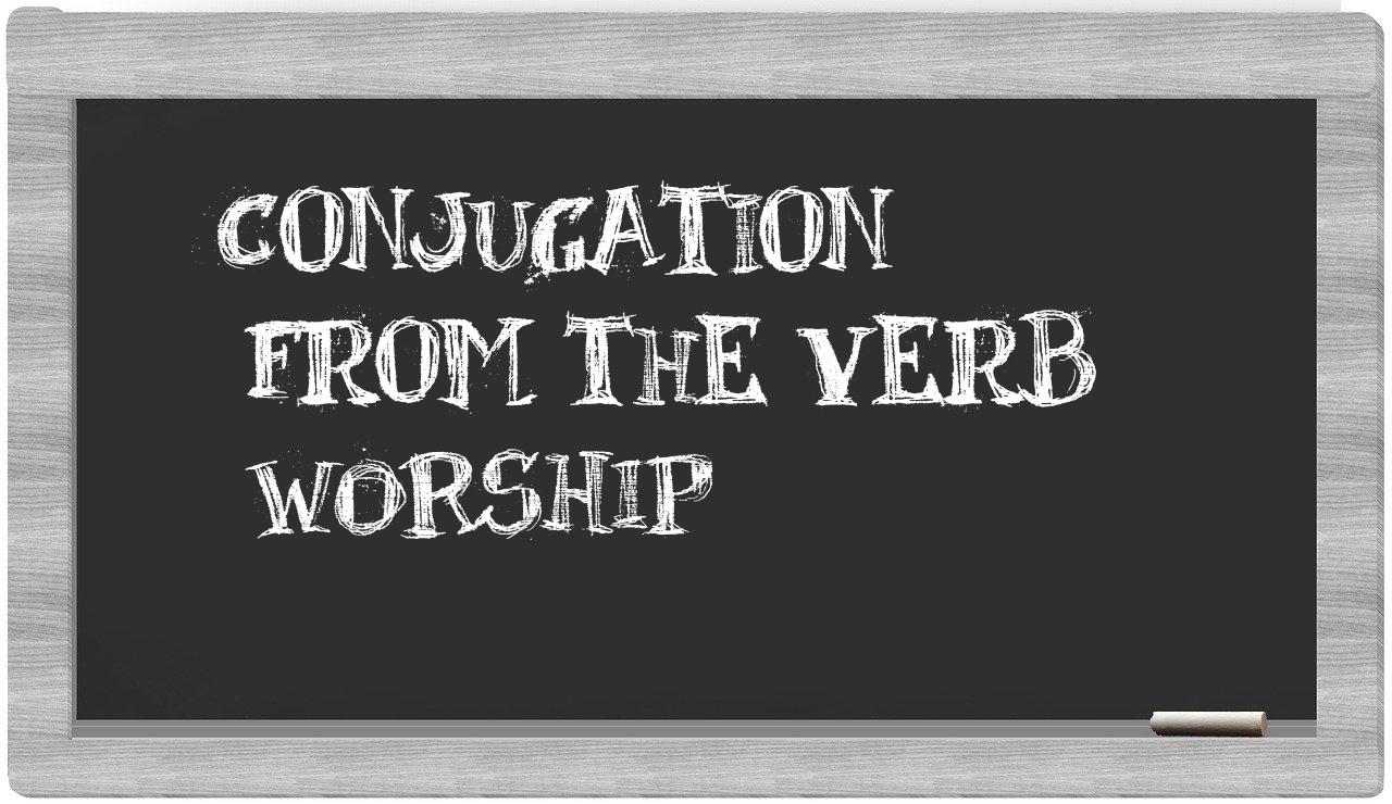 ¿worship en sílabas?