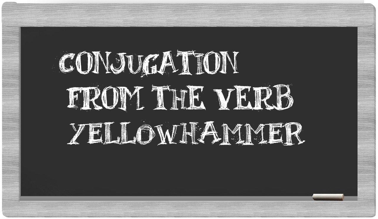 ¿yellowhammer en sílabas?
