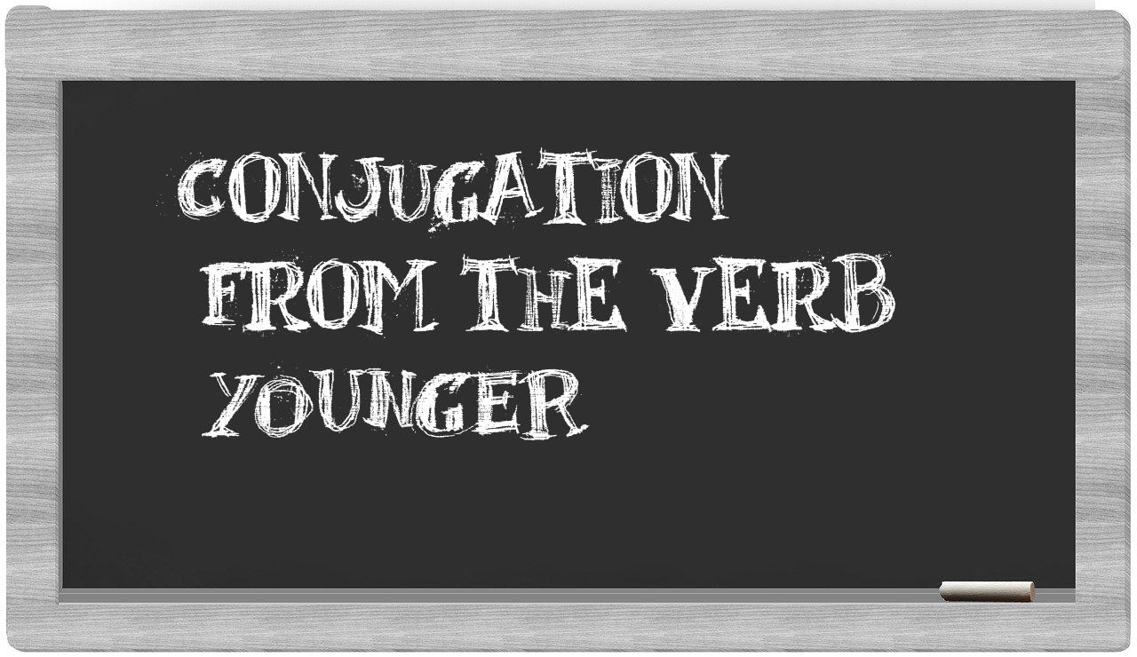 ¿younger en sílabas?